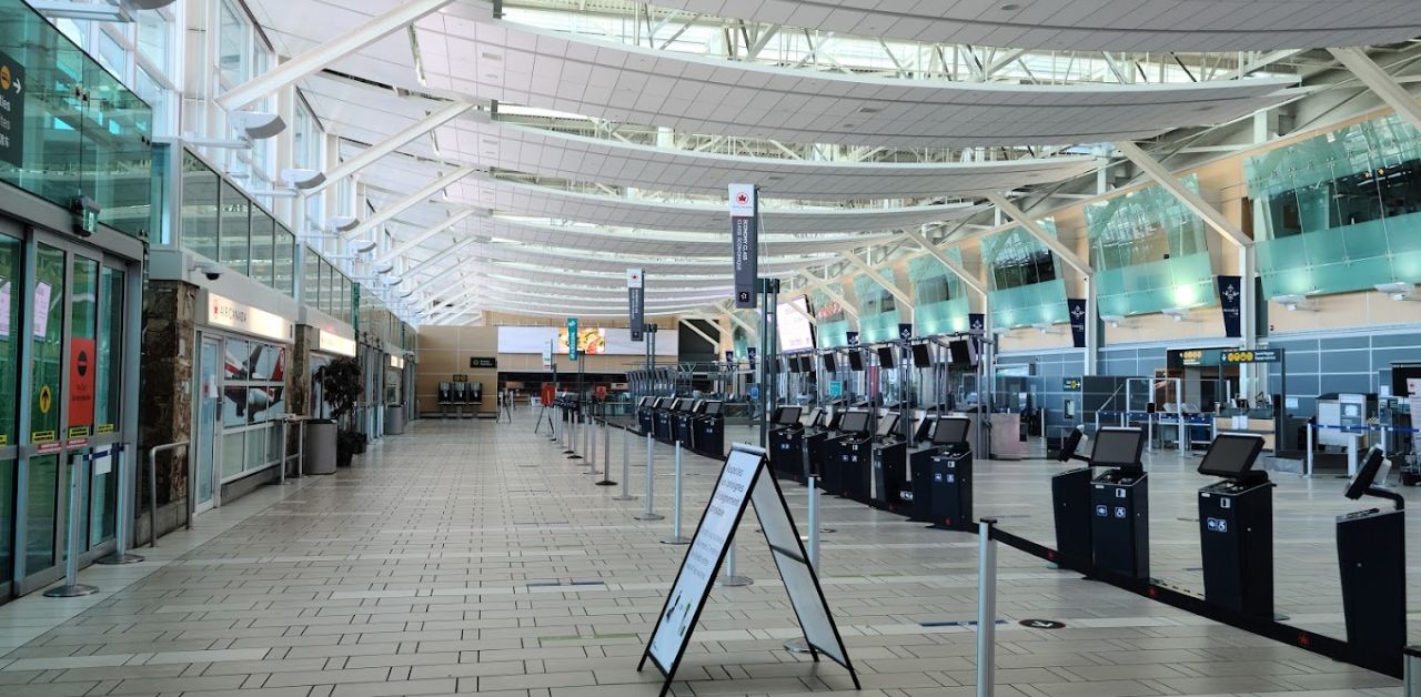 Lufthansa Airlines YVR Terminal